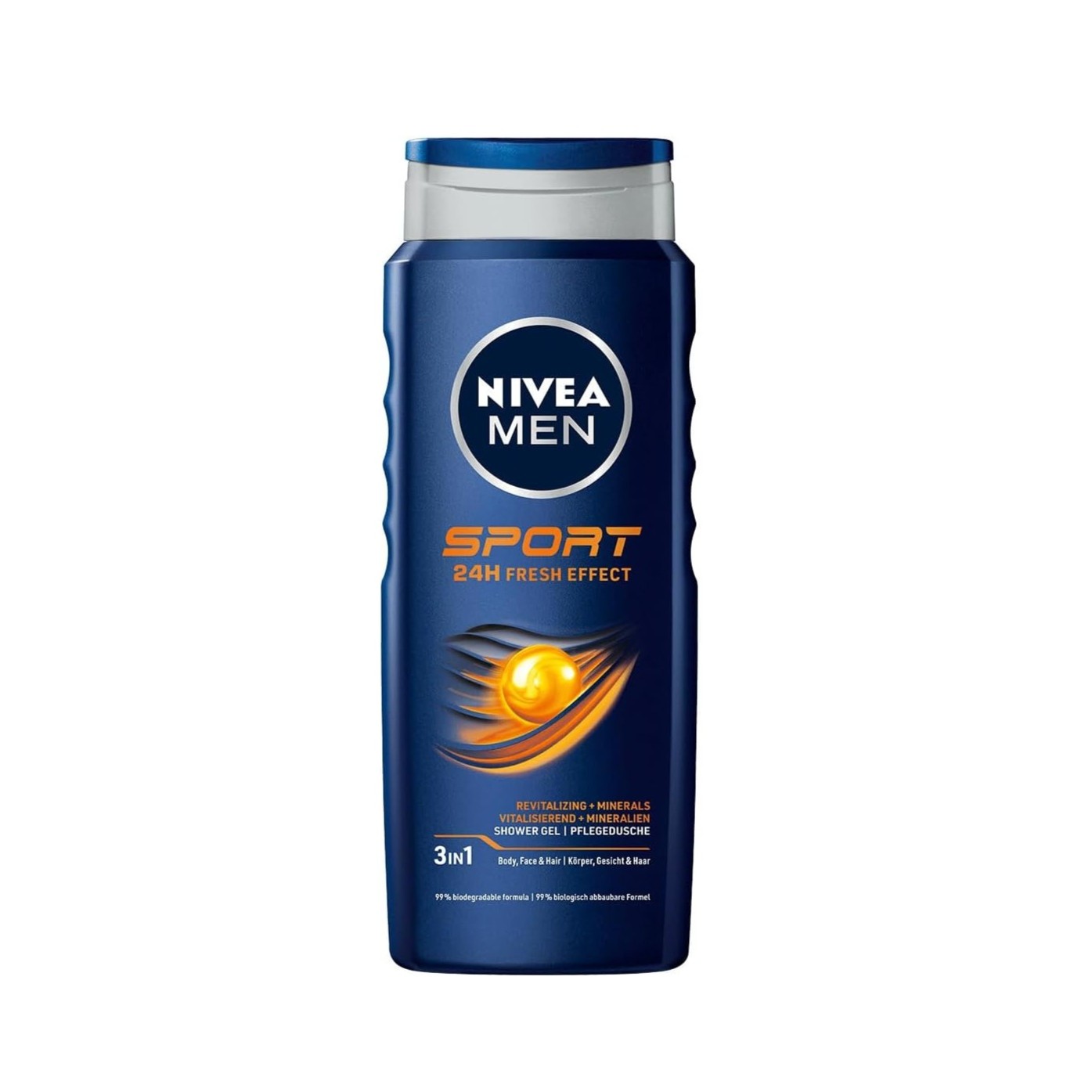 شامپو سر و بدن مردانه نیوآ مدل Sport حجم ۵۰۰ میلی‌لیتر | طراوت‌بخش